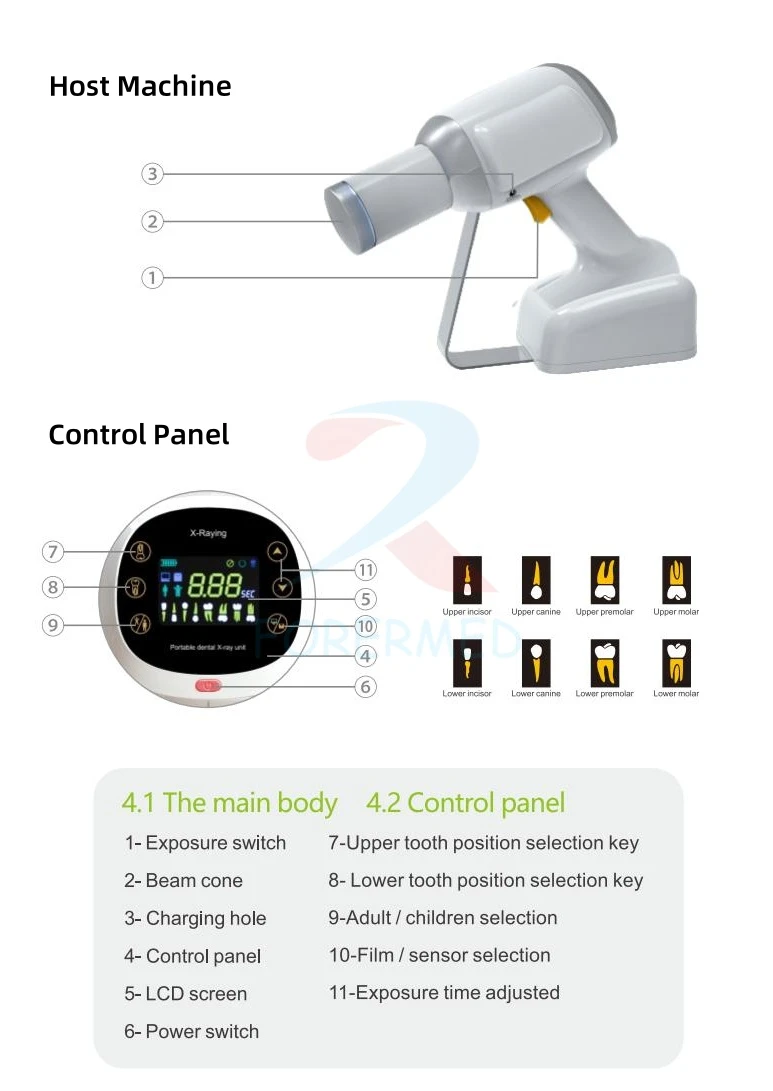 Portable Digital Hand Held Dental X-rays Machine Portable Digital Hand Held Dental X-rays Machine