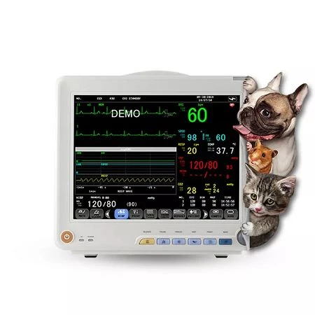 Multi Parameters Portable Veterinary Vet Vital Sign Monitor